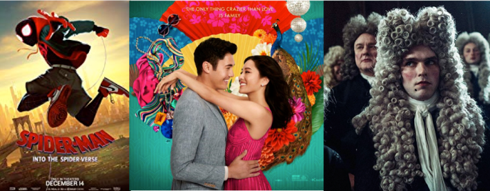 amazing spider-man, crazy rich asians, the favourite, oscars, movies